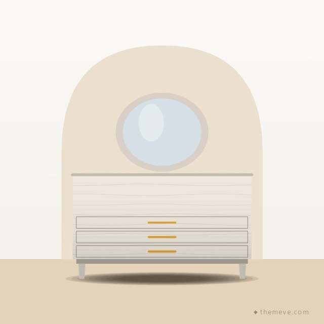 Chest of Drawers — White Oak