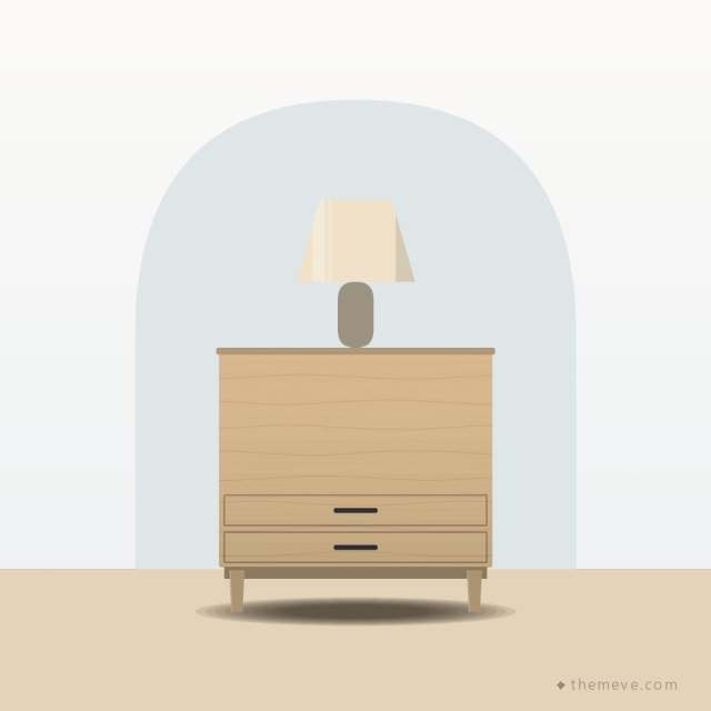 Oak Nightstand